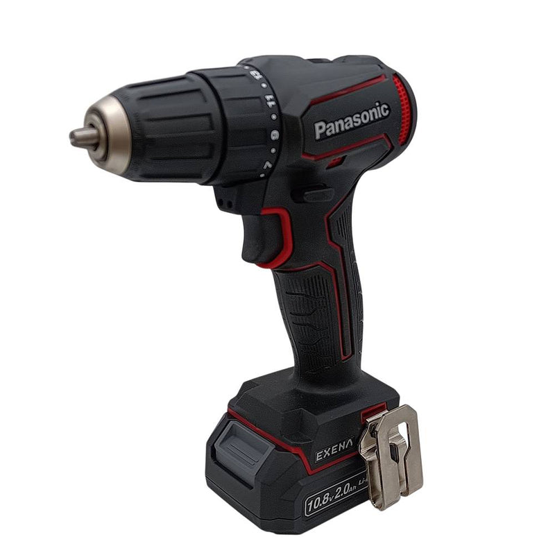 未使用品 Panasonic 充電式ドリルドライバー EZ1D31F10D-R 10.8V 2.0Ah 2021年 パナソニック バッテリー×2 充電器  【103063214002】