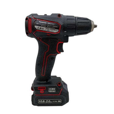 未使用品 Panasonic 充電式ドリルドライバー EZ1D31F10D-R 10.8V 2.0Ah 2021年 パナソニック バッテリー×2 充電器  【103063214002】