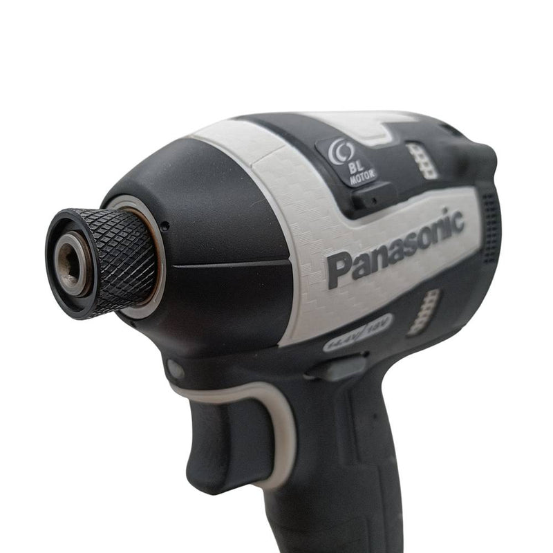 未使用品 Panasonic 充電式インパクトドライバー EZ75A7LS2F-H 14.4V 4.2Ah LEDライト搭載 2015年 パナソニック バッテリー×2 充電器 【103063548002】