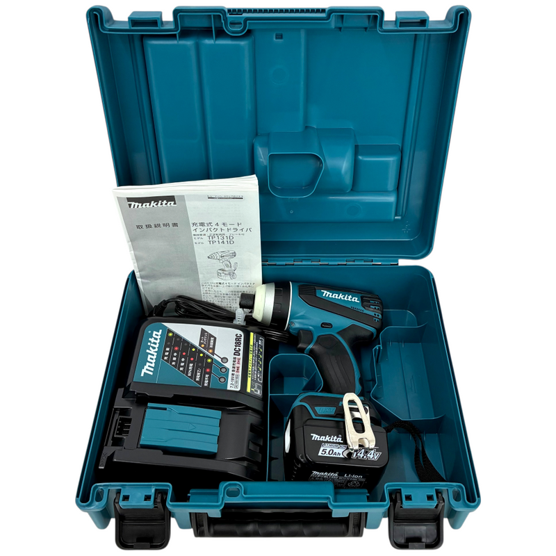 makita 充電式 インパクトドライバー TP131DRTX ブルー 14.4V 5.0Ah LEDライト搭載 マキタ 【103065346006】