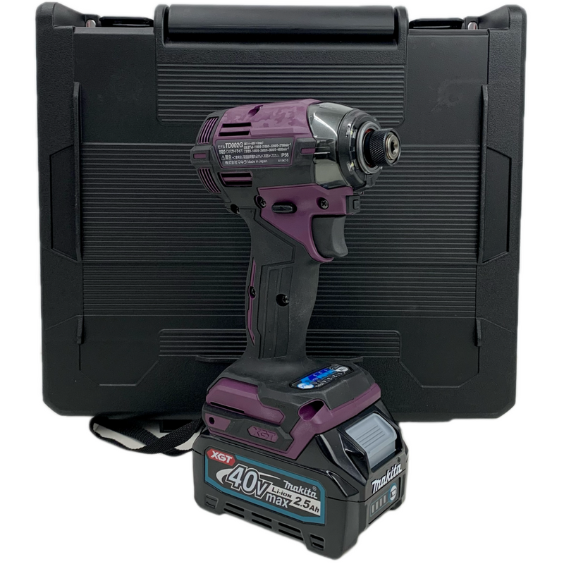 Makita 40V 充電式インパクトドライバ セット TD002GDXAP オーセンティックパープル マキタ 【103068409006】