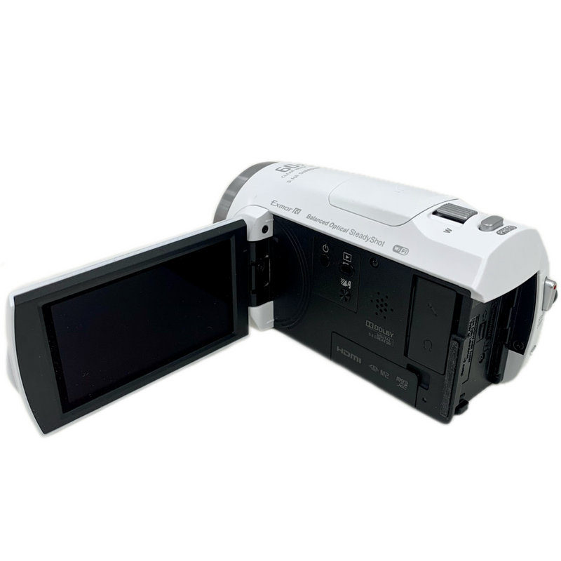 SONY デジタルHDビデオカメラレコーダー 229万画素 HDR-CX680 ホワイト 3インチタッチパネル 5.1chマイクによる音声記録にも対応 USB充電タイプ ソニー 【103068799006】