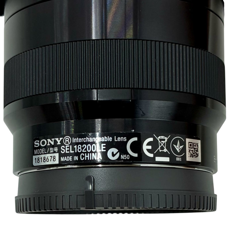 SONY E 18-200mm F3.5-6.3 0SS 高倍率ズームレンズ SEL18200LE ソニー 【103068849007】