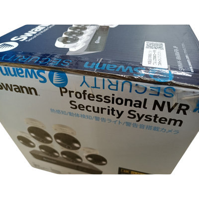 未開封 Swann セキュリティシステム 4K カメラ6台セット SWNVK-886806FB-JP 防犯 監視 2TB 有線接続 熱感知 モーションセンサー 顔認証 【103069951002】