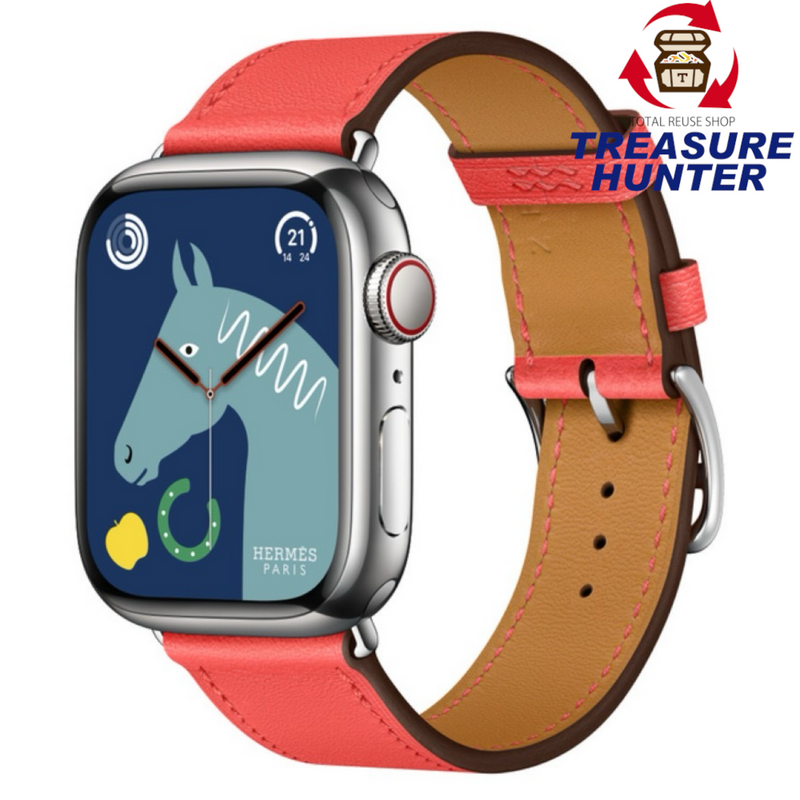 HERMES Apple Watch Series8(アップルウォッチシリーズ8) 41mm GPS+cellularモデル MNN13J/A+MPK63FE/A 2023年 エルメス 【103070993007】