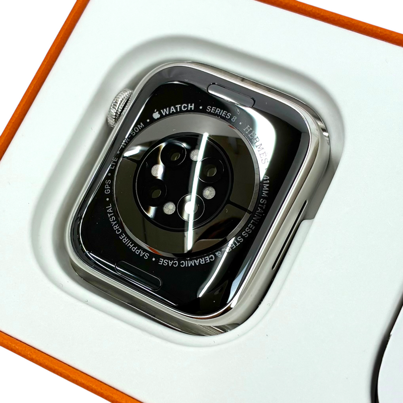 Hermes Apple Watch Series8 41mm GPS+Cellularモデル 32GB MNN13J/A 防塵、耐水50m 着信通知 電子マネー対応 2022年 エルメス 【103071212006】