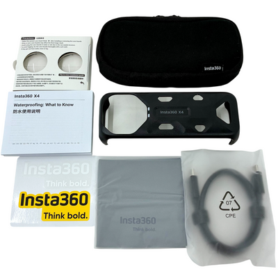 Insta360 8K/360° アクションカメラ Insta360 X4 CINSABMA 8K360度ビデオ+5.7K60fps360度ビデオ 防水 2024年 【103072314007】