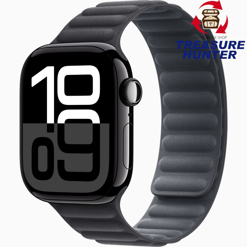 Apple Watch(アップルウォッチ) Series10 42mm GPSモデル MWWX3J/A ジェットブラックアルミニウムケース ブラックマグネティックリンク 【103073070007】