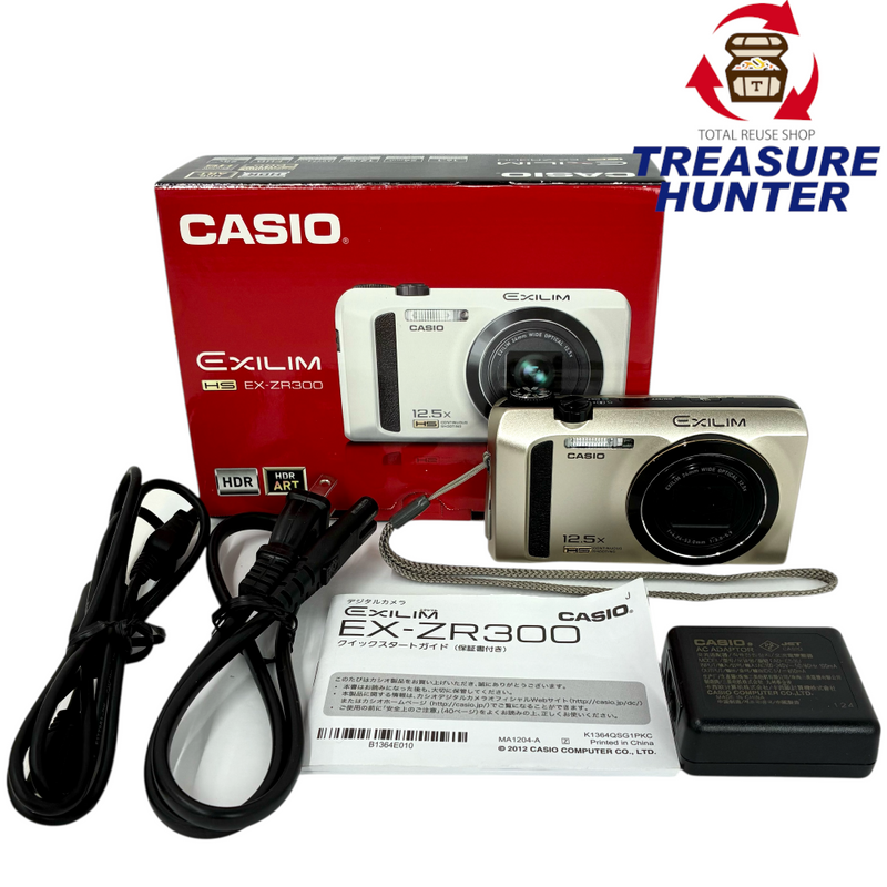 CASIO HIGH SPEED EXILIM デジタルカメラ EX-ZR300 1610万画素 3インチ 2012年 カシオ 【103073441007】