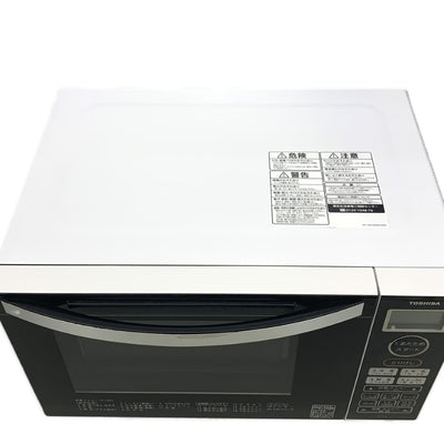 TOSHIBA オーブンレンジ 18L ER-18(W) 50/60Hz ホワイト 2020年製 東芝 【103073449009】