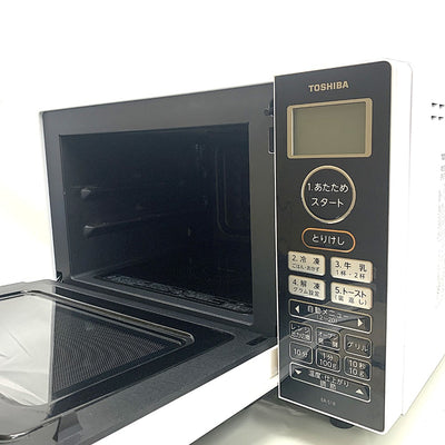 TOSHIBA オーブンレンジ 18L ER-18(W) 50/60Hz ホワイト 2020年製 東芝 【103073449009】