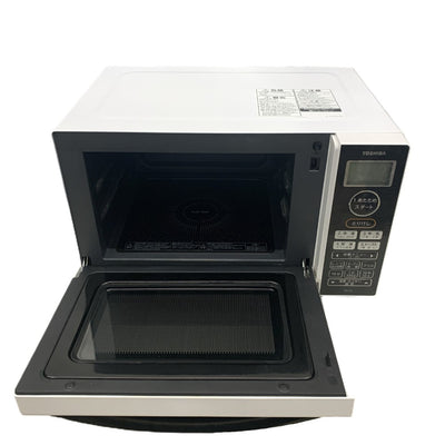 TOSHIBA オーブンレンジ 18L ER-18(W) 50/60Hz ホワイト 2020年製 東芝 【103073449009】