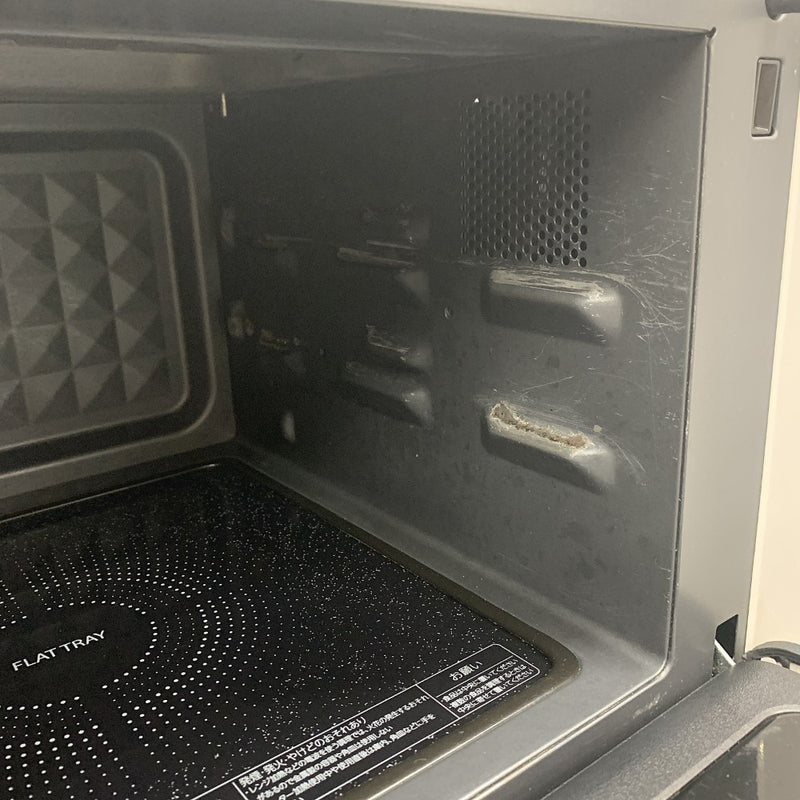 TOSHIBA オーブンレンジ 18L ER-18(W) 50/60Hz ホワイト 2020年製 東芝 【103073449009】