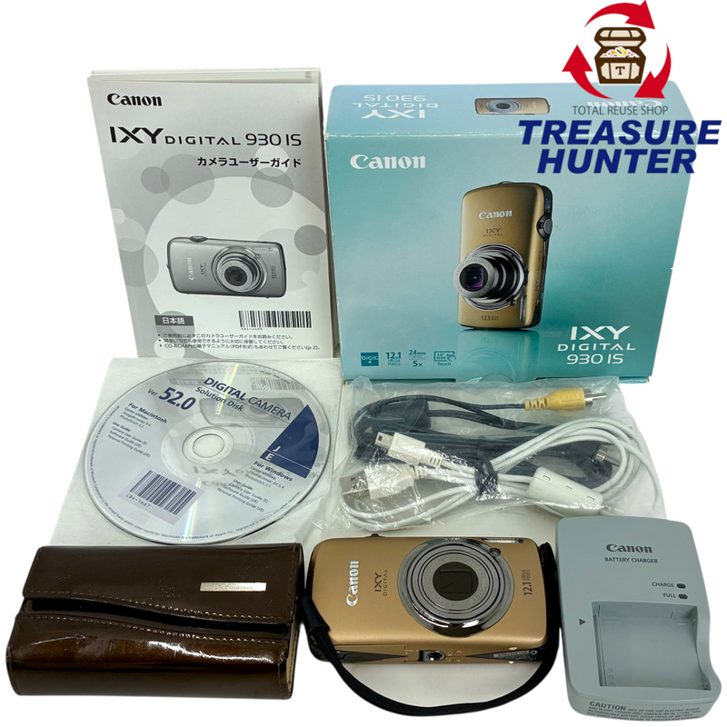 Canon コンパクトデジタルカメラ IXY DIGITAL 930 IS 1240万画素 PC1437 ブラウン 2009年 キヤノン 【103073617002】