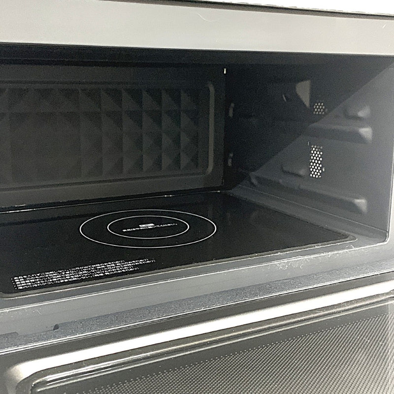 ヤマダ電機 スチームオーブンレンジ SERIE NOIR NMW-JV23K ブラック 縦開き 庫内フラット 50/60Hz 2022年製 【103073719009】
