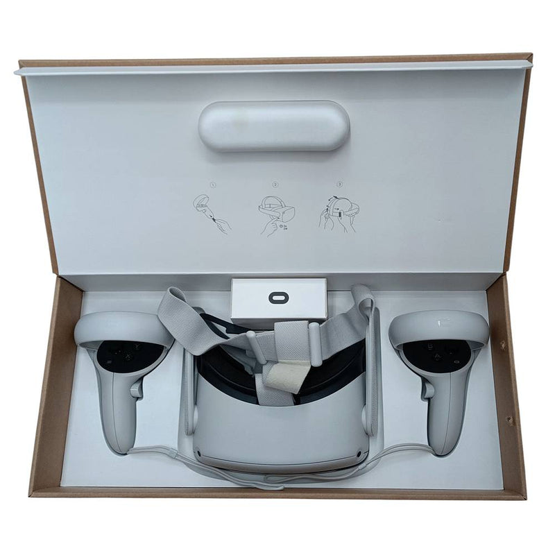 中古 メタ Meta Oculus Quest2 オキュラスクエスト2 256GB オールインワンVRヘッドセット FACEBOOK ホワイト 【103073981002】
