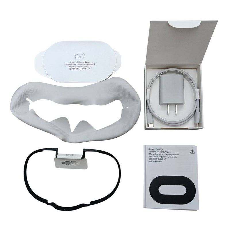 中古 メタ Meta Oculus Quest2 オキュラスクエスト2 256GB オールインワンVRヘッドセット FACEBOOK ホワイト 【103073981002】