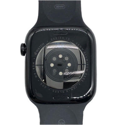 Apple Watch Series10 MWWP3J/A GPSモデル 46mm ジェットブラック アルミニウムケース ブラックスポーツバンド 2024年製 アップルウォッチ 【103074959007】
