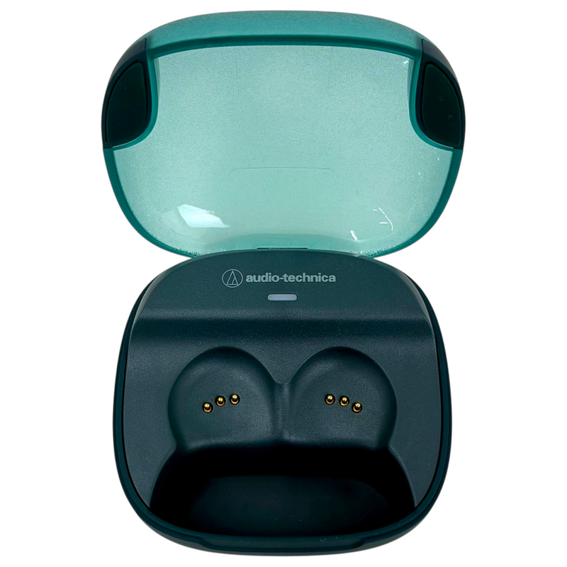 audio-technica 完全ワイヤレスイヤホン SOLID BASS ATH-CKS50TW2 グリーン マイク搭載 防塵・防水設計 自動オン、オフ機能搭載2024年 オーディオテクニカ 【103076433006】
