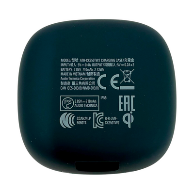 audio-technica 完全ワイヤレスイヤホン SOLID BASS ATH-CKS50TW2 グリーン マイク搭載 防塵・防水設計 自動オン、オフ機能搭載2024年 オーディオテクニカ 【103076433006】