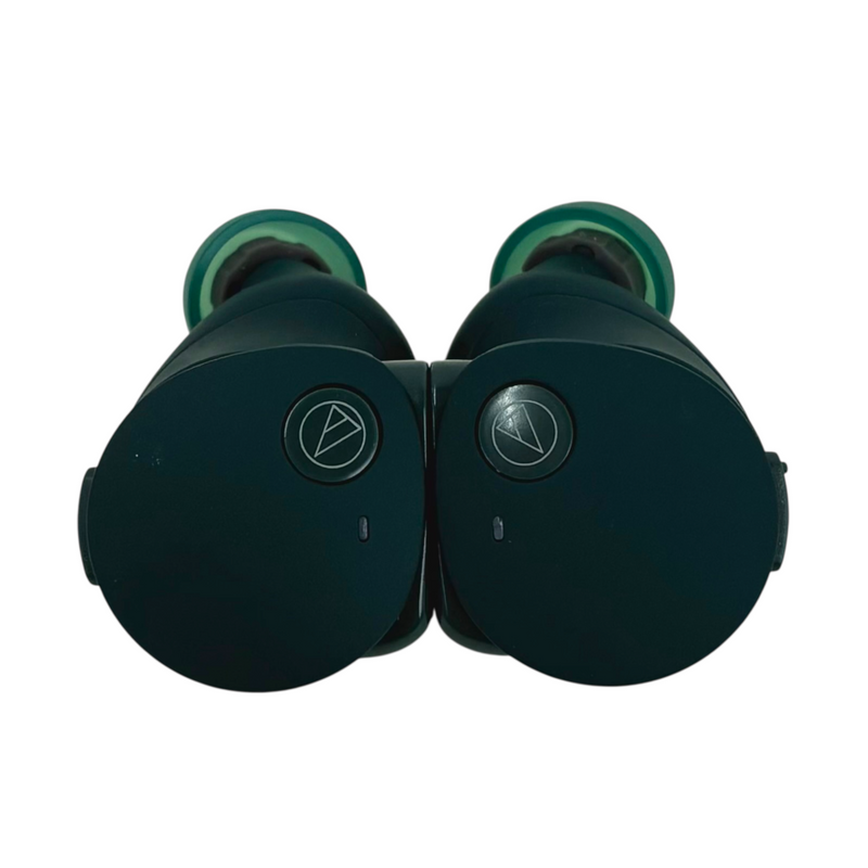 audio-technica 完全ワイヤレスイヤホン SOLID BASS ATH-CKS50TW2 グリーン マイク搭載 防塵・防水設計 自動オン、オフ機能搭載2024年 オーディオテクニカ 【103076433006】