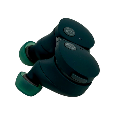 audio-technica 完全ワイヤレスイヤホン SOLID BASS ATH-CKS50TW2 グリーン マイク搭載 防塵・防水設計 自動オン、オフ機能搭載2024年 オーディオテクニカ 【103076433006】