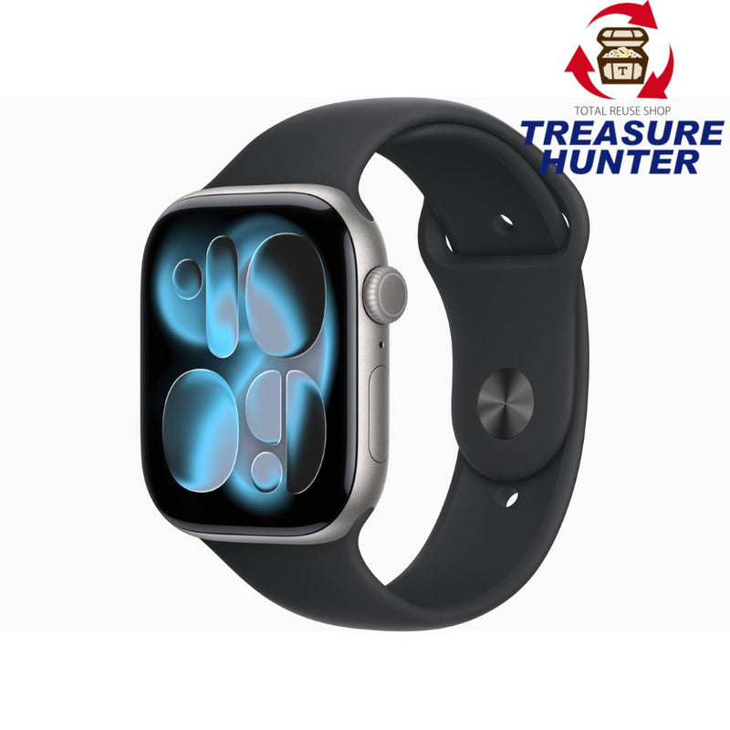 Apple Watch Series11 GPSモデル 46mm MEV44J/A スペースグレイアルミニウムケース ブラックスポーツバンドM/L 2025年 アップル 【103077605005】