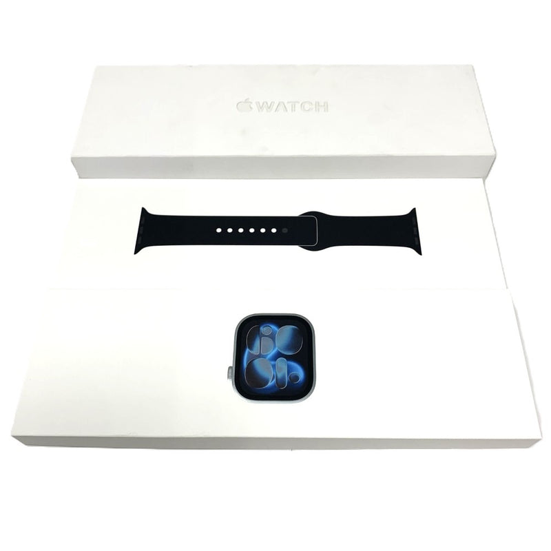 Apple Watch Series11 GPSモデル 46mm MEV44J/A スペースグレイアルミニウムケース ブラックスポーツバンドM/L 2025年 アップル 【103077605005】