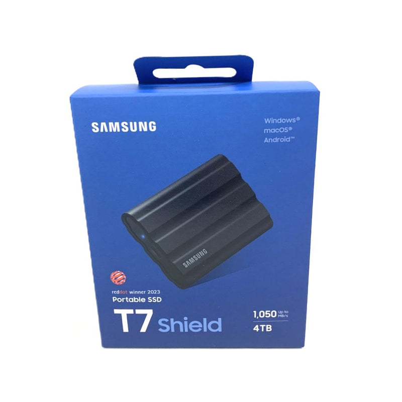 SAMSUNG(サムスン) T7 Shield ポータブルSSD MU-PE4T0S-IT ブラック 4TB 未使用未開封品  【103077917008】