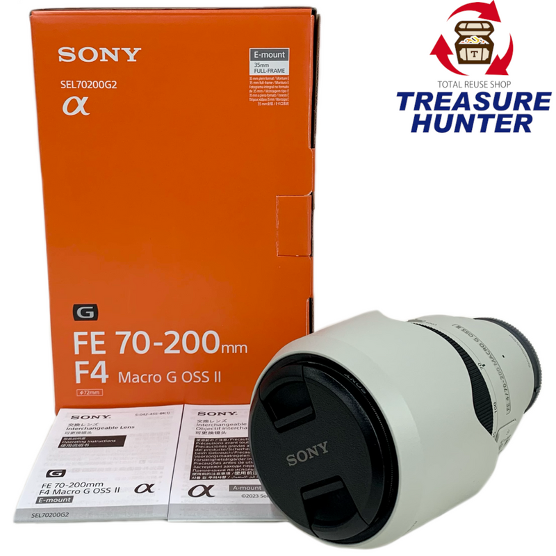 SONY Gレンズシリーズ 望遠ズームレンズ α Eマウント系 SEL70200G2 FE 70-200mm F4 Macro G OSS II XDリニアモーターを4基搭載 ソニー 【105060715008】