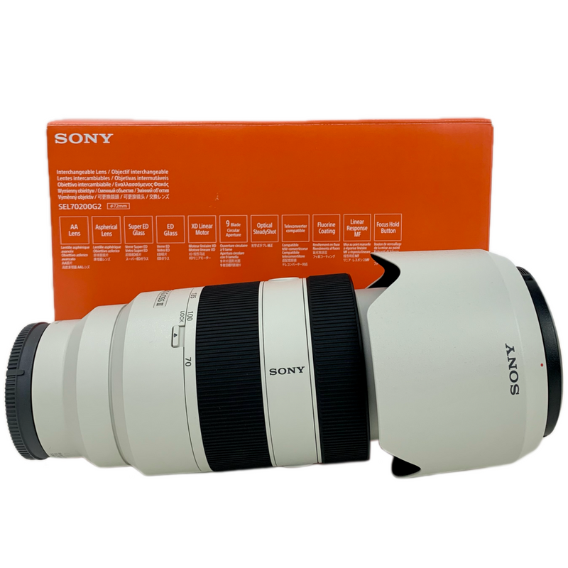 SONY Gレンズシリーズ 望遠ズームレンズ α Eマウント系 SEL70200G2 FE 70-200mm F4 Macro G OSS II XDリニアモーターを4基搭載 ソニー 【105060715008】