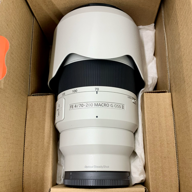 SONY Gレンズシリーズ 望遠ズームレンズ α Eマウント系 SEL70200G2 FE 70-200mm F4 Macro G OSS II XDリニアモーターを4基搭載 ソニー 【105060715008】