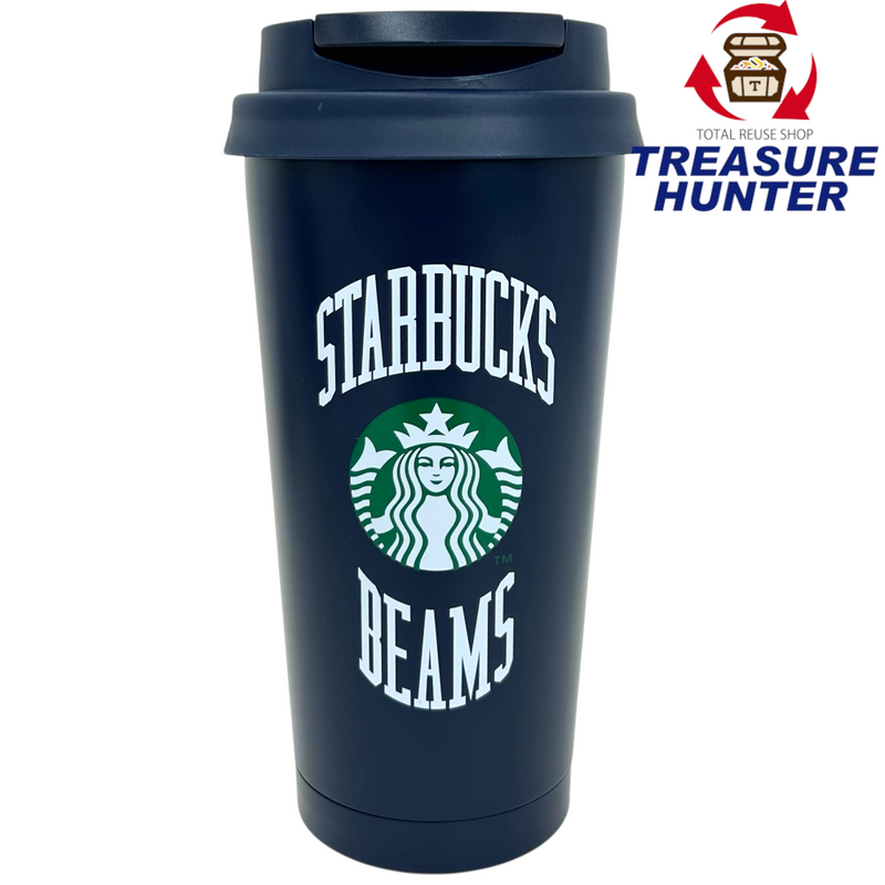 Starbucks×BEAMS リサイクルステンレスTOGOロゴタンブラー College Design ネイビー 473ml スターバックス×ビームス 【105060753002】