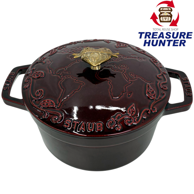 STAUB×Tomorrowland ピコ ココット ラウンド 20cm グレナディン レッド IH対応 ストウブ×トゥモローランド 【105071216007】