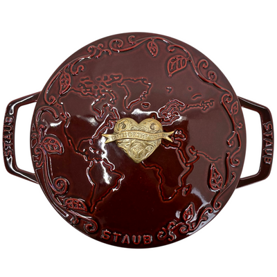 STAUB×Tomorrowland ピコ ココット ラウンド 20cm グレナディン レッド IH対応 ストウブ×トゥモローランド 【105071216007】