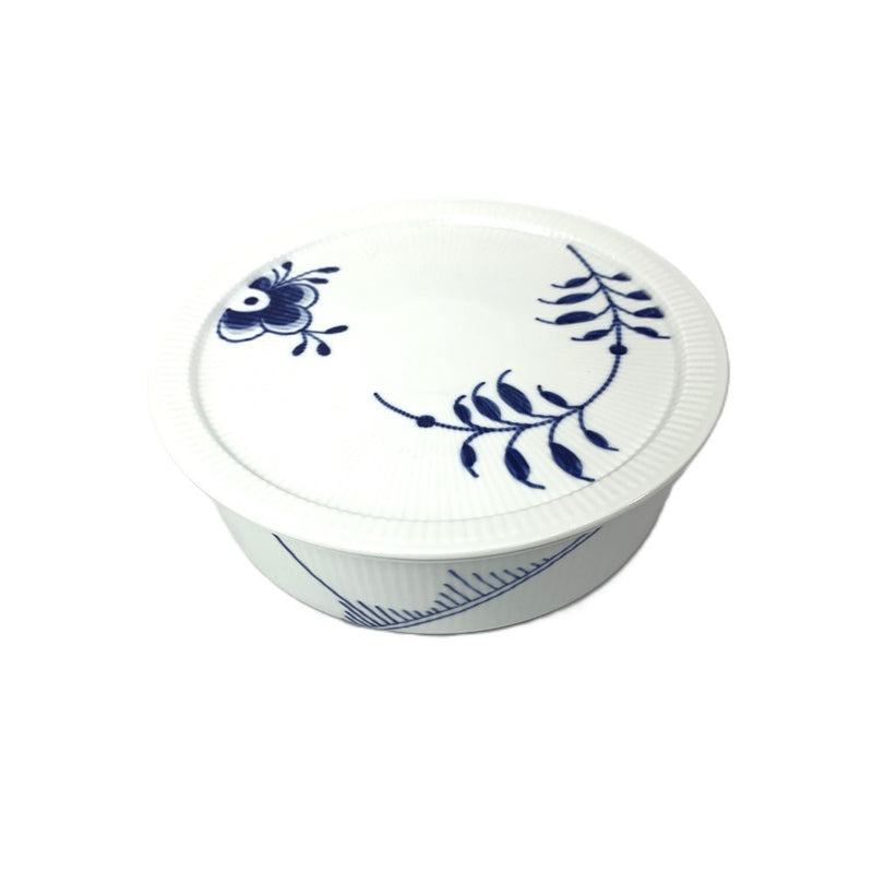 ROYAL COPENHAGEN(ロイヤルコペンハーゲン) ブルーフルーテッド メガ オーブンウェア 蓋付き 箱あり 未使用品 【106040237003】
