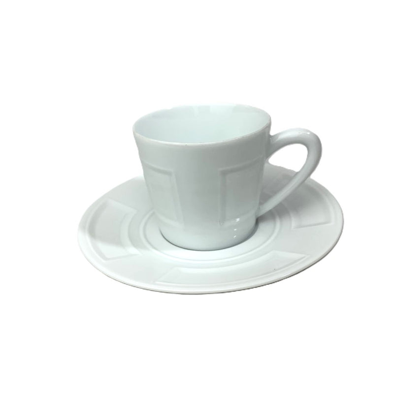 BERNARDAUD (ベルナルド) NAXOS エスプレッソカップ&ソーサー 6客セット ナクソス 未使用品 【106040908003】