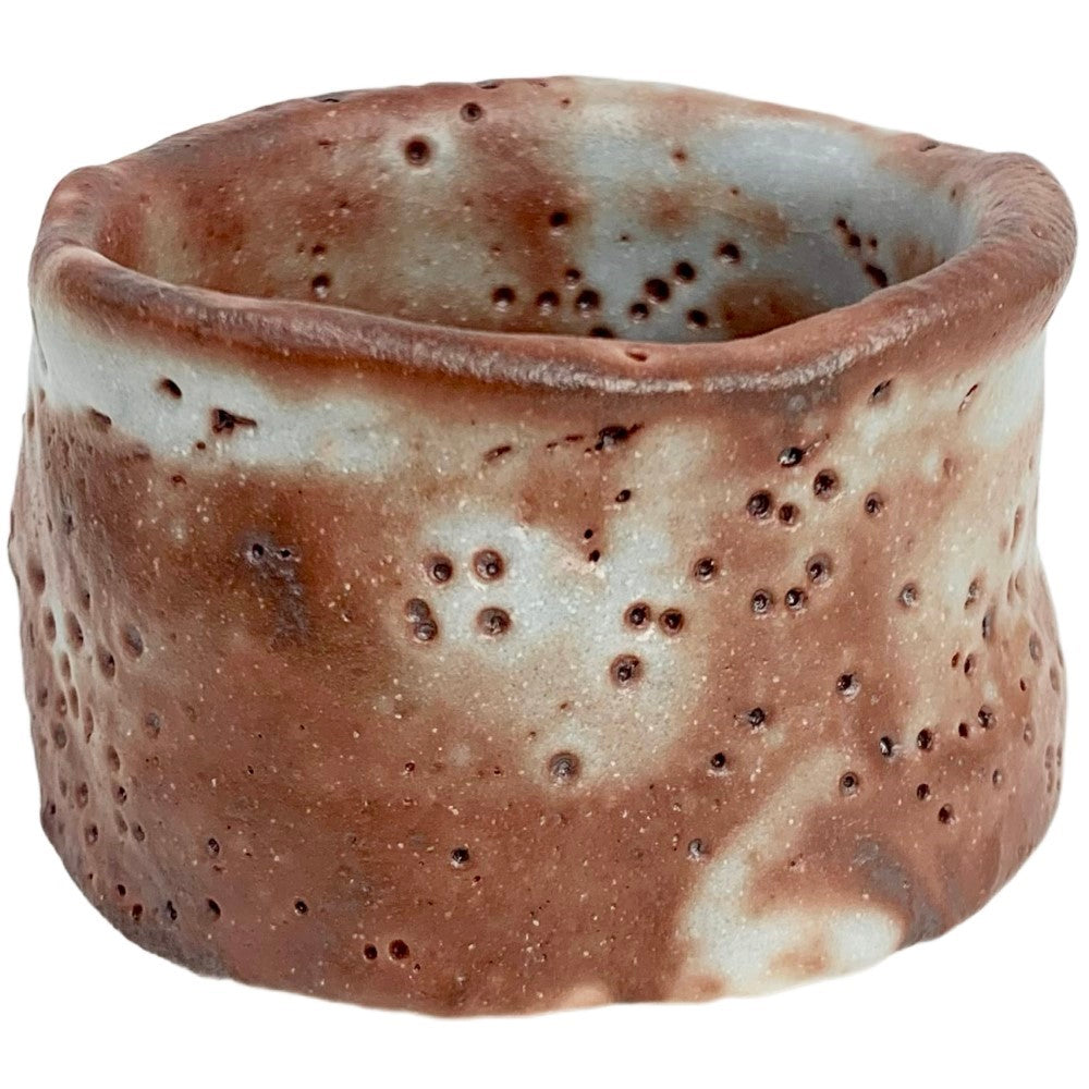 玉置保夫 志野焼 赤志野盃 【106053609007】 – 【トレジャーハンター