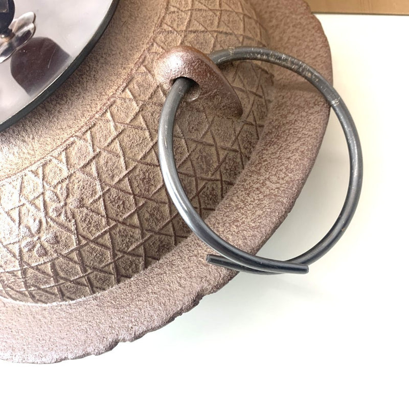 人間国宝 佐藤浄清 桜川地紋 平羽付釜 箱・証紙付き 茶道具 【106053911003】