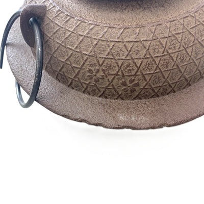 人間国宝 佐藤浄清 桜川地紋 平羽付釜 箱・証紙付き 茶道具 【106053911003】