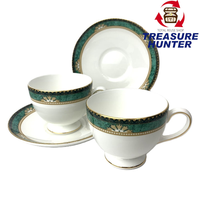 WEDGWOOD ランボーン カップ＆ソーサー リー 2客  ウエッジウッド 未使用保管品 【106053960003】