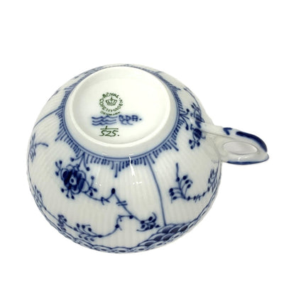 ROYAL COPENHAGEN(ロイヤルコペンハーゲン) ブルーフルーテッド フルレース カップ＆ソーサー 1客 【106054088003】