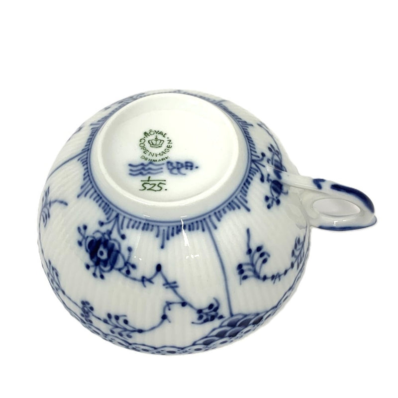 ROYAL COPENHAGEN(ロイヤルコペンハーゲン) ブルーフルーテッド フルレース カップ＆ソーサー 1客 【106054088003】