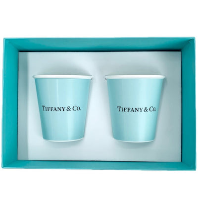 Tiffany&Co. ペア ペーパーカップ ボーンチャイナ ティファニー 【106059852006】