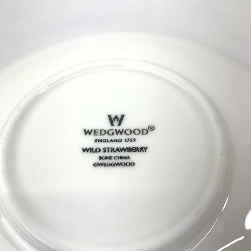 WEDGWOOD(ウェッジウッド) ワイルドストロベリー カップ＆ソーサー ペア(キャン) 箱あり 未使用品 【106060022003】