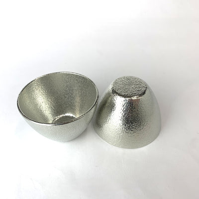能作(NOUSAKU)　片口&盃 ペア セット (片口×1　ぐい呑×2)　錫100%　酒器セット 箱あり 未使用品 【106060037003】