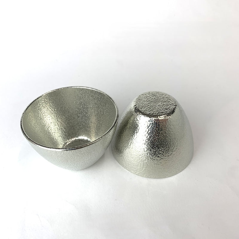 能作(NOUSAKU)　片口&盃 ペア セット (片口×1　ぐい呑×2)　錫100%　酒器セット 箱あり 未使用品 【106060037003】