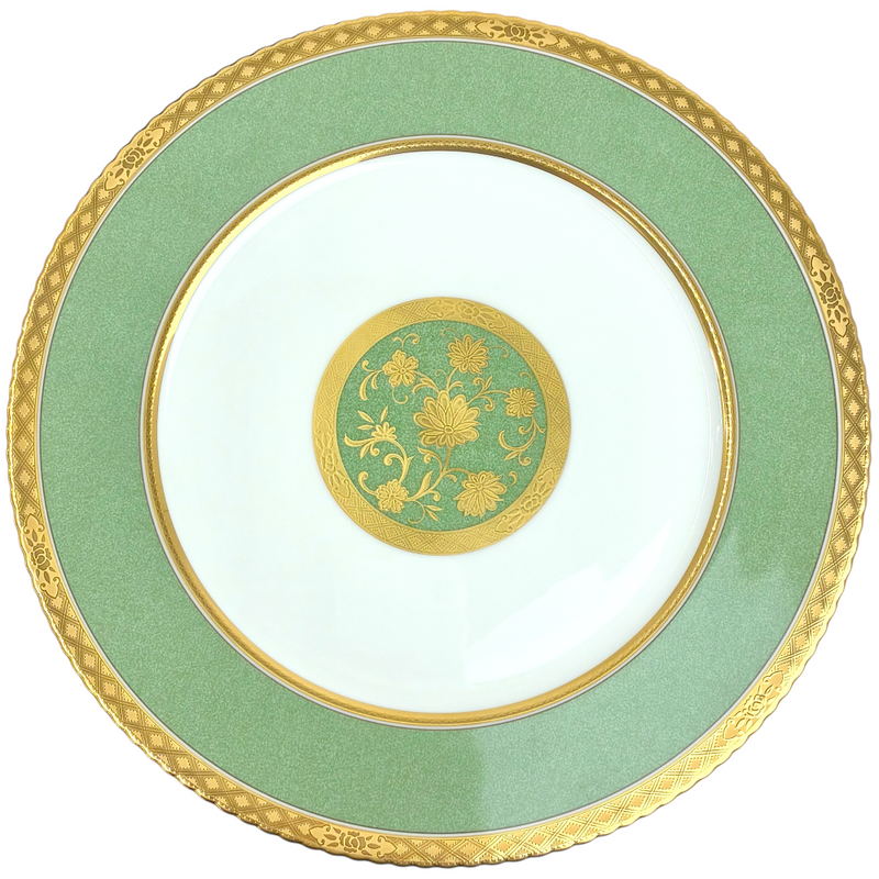 Noritake ヨシノ サービスプレートセット 30cmプレート×5 グリーン ノリタケ 【106060253007】