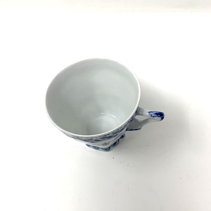 ロイヤルコペンハーゲン　ブルーフルーテッド　フルレース　コーヒーカップ＆ソーサー　ペア　ROYAL COPENHAGEN 【106060262003】
