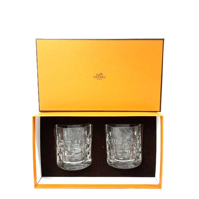 Hermes(エルメス)　ゴブレット　アダージュPM P010231P　ペア 2個セット グラス 箱付　未使用品 【106060328005】